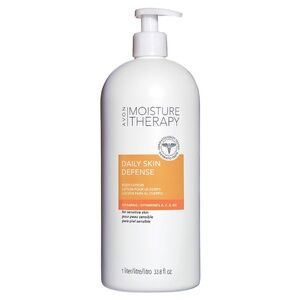 AVON MOISTURE THERAPY Daily Skin Defense Sensitive Skin Bonus Size Body Lotion